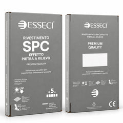 Rivestimento/Pavimento Spc effetto Pietra Cemento Sp 6.5 mm con tappetino integrato 2,09 mq2