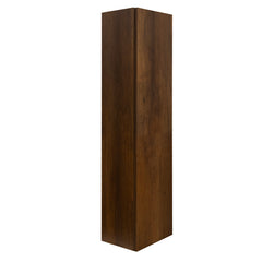 Colonna bagno sospesa in legno 1 anta altezza 125 cm noce I Made in Italy