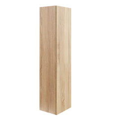 Colonna bagno sospesa in legno 1 anta altezza 125 cm rovere americano I Made in Italy