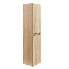 Colonna bagno sospesa in legno 2 ante altezza 125 cm rovere americano I Made in Italy